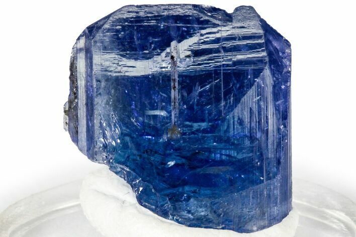 Brilliant Blue-Violet Tanzanite Crystal -Merelani Hills, Tanzania #309428